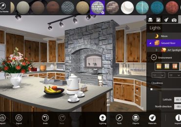 Live Interior 3D – комплексное приложение для создания 2D- и 3D-планов дизайна интерьера на компьютерах с Windows 8 и 10