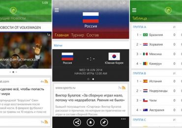 5 приложений для Windows Phone, посвященных Чемпионату мира по футболу в Бразилии