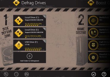 Auslogics Disk Defrag Touch: бесплатный дефрагментатор для сенсорных устройств с Windows 8 и Windows 8.1