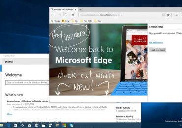 Для компьютеров и смартфонов доступна Windows 10 Preview Build 14291, версия для ПК поддерживает расширения