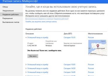 Кто пытался взломать вашу учетную запись Microsoft? Когда, где и добился ли он успеха?