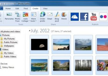 Новые версии Windows Photo Gallery и Movie Maker с новыми особенностями