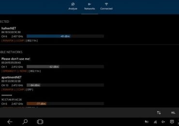 WiFi Analyzer доступен в версии для Windows 10