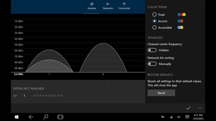 WiFi Analyzer доступен в версии для Windows 10