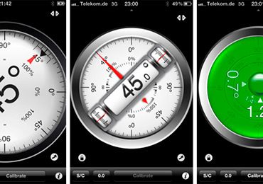 Clinometer для измерения угла наклона устройства