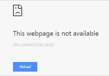 Err connection reset страница недоступно соединение