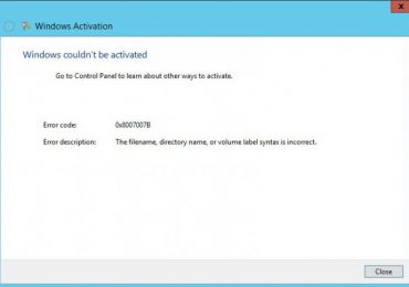 Error 0x8007007b исправить при активации Виндовс 7, 8 и 10