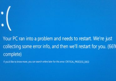 Исправить critical process died ошибку Windows 10 и 8