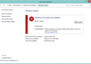 Windows update 80240016 исправить ошибку обновления