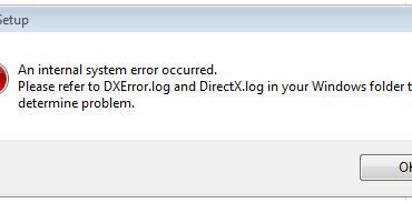 Исправить dxerror log directx log внутреннюю ошибку