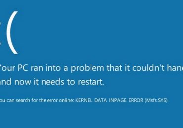 Исправить kernel data inpage error проблема Windows