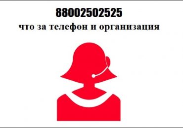 88002502525 что за телефон и организация