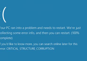 Исправить ошибку critical structure corruption на Windows