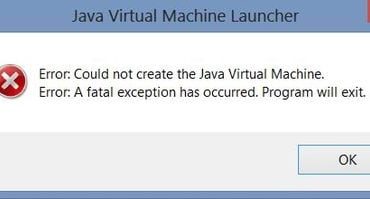 Could not create the Java Virtual Machine что делать