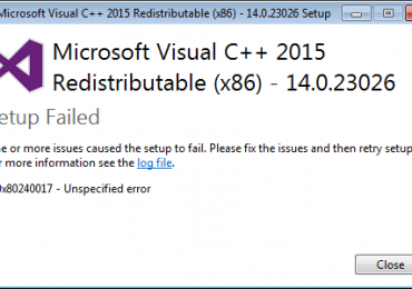 Неопознанная ошибка 0x80240017  visual c исправить