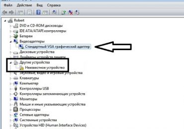 Видеокарта не видна в диспетчере устройств